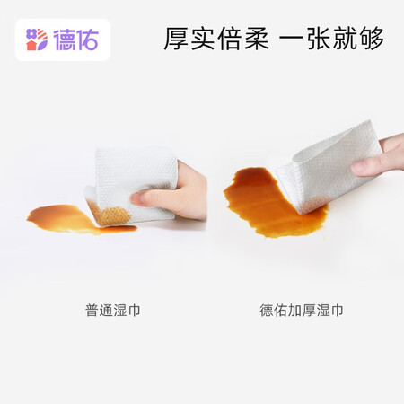 看看体验德佑婴儿手口湿巾宝宝湿巾新生儿湿纸巾擦屁屁专用儿童学用户评价如何？图文解密必看！