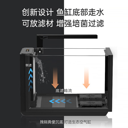 达人解密百因美鱼缸客厅水族箱无忧换水懒人生态水草中小鱼缸办公室桌面造景玻璃 生真实感受如何？老司机来说说吧！