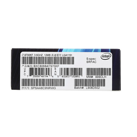 英特尔i79700kf与9700k哪个好?区别是?