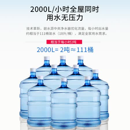 碧水源净水器全屋中央净水机U409-2000怎么样?属于什么档次?