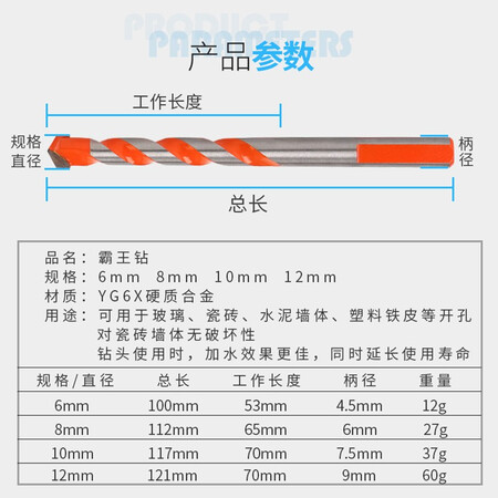 上手曝光际工 霸王钻 合金三角钻头墙壁大理石陶瓷瓷砖水泥金属铁评测反馈如何？交流半个月感受告知！