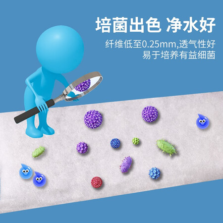 用过的人分析森森（SUNSUN）鱼缸过滤棉水族箱过滤材料生化棉过滤器加厚高密度白棉 升级真实使用评测？揭秘报道评测！！