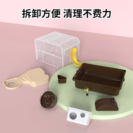网友分析威毕仓鼠笼子仓鼠笼金丝熊笼子仓鼠用品套餐双层别墅仓鼠玩具仓鼠窝 大城堡质量靠谱不？评测两周感受告知！