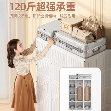 用后吐槽蚂蚁盒子白色简易衣柜儿童使用心得如何？知道口碑来了！