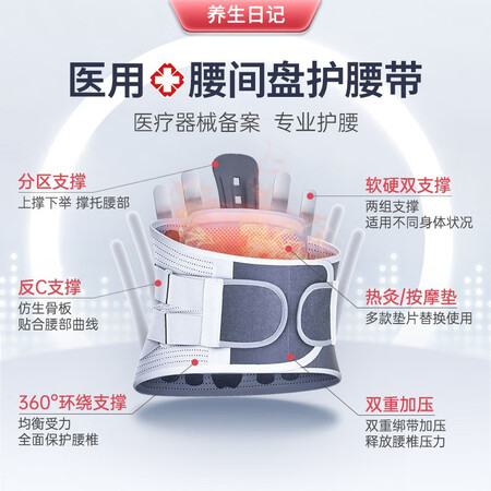 良心点评养生日记护腰带腰间盘突出医用腰肌劳损腰托腰椎夏季男女腰围腰疼自发评价真的好吗？老手吐槽大实话！！