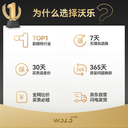 口碑评测沃乐WOLONOW智能双模筋膜枪 青春版质量是不是很好啊？评测一星期心得分享！