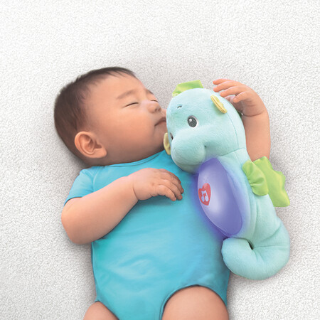开箱说说费雪(fisherprice) 小海马新生儿玩具0-1岁哄睡神器婴儿玩偶-质量到底好不好？可以看看评价！
