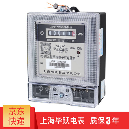 毕跃（BIYUE） 上海毕跃电度表电子电表 家用智能220v单相火表电用后真实反馈_http://www.meifudie.com_好物_第1张