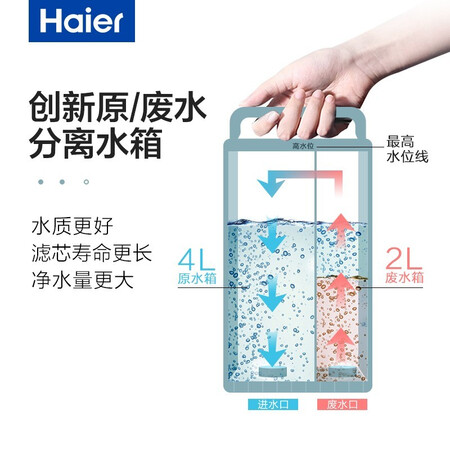 海尔 7558净水器RO反渗透纯水器HRO7558-3怎么样?评价如何?