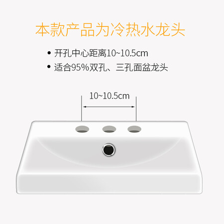 真实使用分享洁冠（JIEGUAN）卫生间厕所三孔洗手盆台盆洗面盆池家用旋转洗脸盆双孔冷热性价比高不高呢？吐槽半个月感受告知！