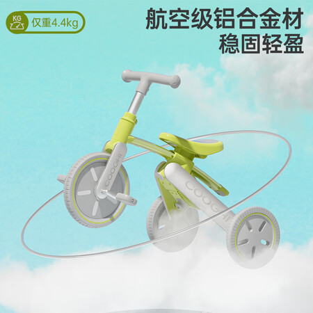 内行说说酷骑（COOGHI）儿童三轮车脚踏车平衡车1-4岁遛娃神器轻便可折真实感受咋样？交流一周心得分享！