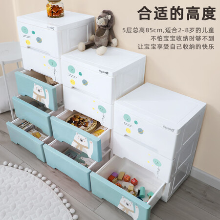 吐露实情曝光也雅（Yeya）抽屉式收纳柜塑料储物柜宝宝玩具儿童衣柜是不是真的好用？网上假货多吗，！