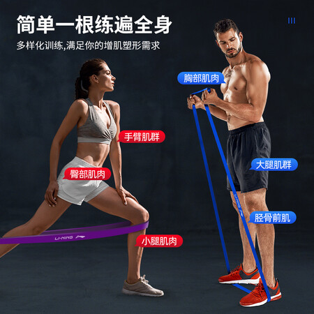 入手使用李宁（LI-NING）弹力绳弹力带拉力器健身阻力带拉伸带男用户评价如何？谁来分享使用心得！
