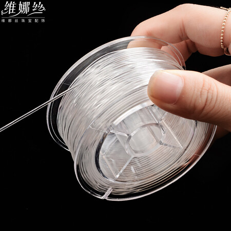 大家评测维娜丝耐磨透明手串绳穿珠水晶弹力线佛珠文玩串珠皮筋松紧菩质量好吗？用了一个月感受分享！