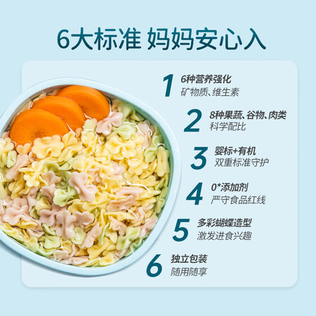 参考使用米小芽 婴幼儿有机蝴蝶面评测怎么样？用了一个月感受分享！