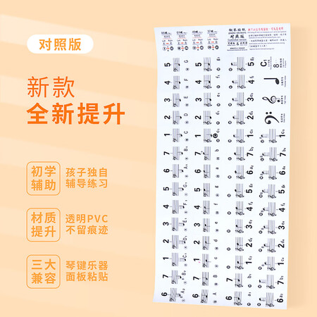 高手剖析曼尔乐器钢琴贴纸电子琴通用琴键贴886154键通用钢琴键盘贴纸好吗怎么样？爆料真实使用心得！