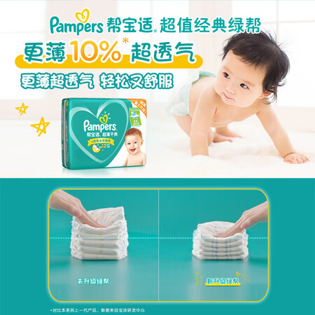 大家入手帮宝适绿帮纸尿裤NB140(≤5kg)新生儿尿裤尿不湿超薄透气如何怎么样？入手体验不看后悔！