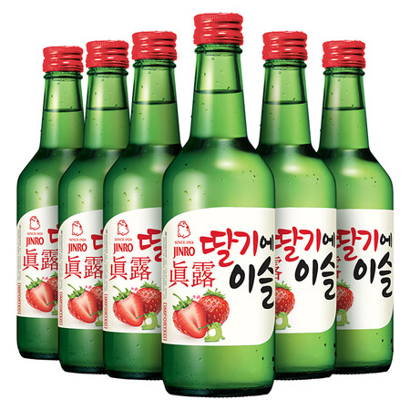 大神曝光真露果味烧酒13°草莓味 360ml6瓶装 微醺果味酒评测优缺点？很担心质量问题！