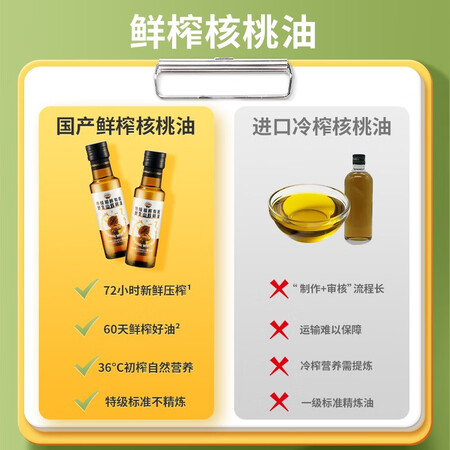 详细体验点评秋田满满有机核桃油 儿童辅食油牛油果油亚麻籽食用油-享销量如何？用了三周后心得分享！