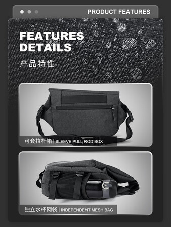 开箱感受Ladcase腰包胸包谁用过没有呢？口碑反馈揭秘！