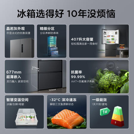 TCLR407V5-D晶岩灰质量反馈如何-TCLR407V5-D晶岩灰质量评测与用户反馈_http://www.meifudie.com_好物_第2张