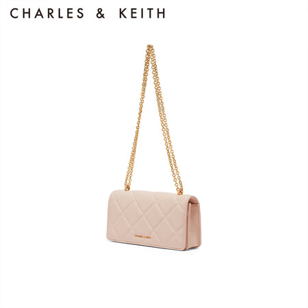 上手曝光CHARLES&KEITH早春CK6-10680924包包女包油画菱格钱包 Light Pik浅粉色 XS价格是多少？入手评测感觉如何呢！