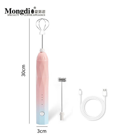 达人体验Mogdio 电动奶泡机牛奶咖啡打泡器奶泡打发器手持奶泡器电动打奶用后两个月感受？用了二周感受告知！
