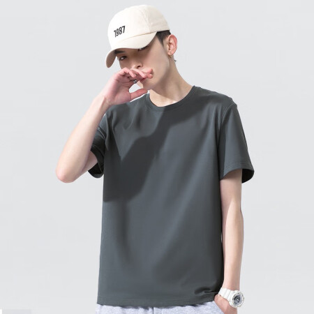 用户说说南极人冰丝短袖t恤男薄款冰感透气潮流时尚男装衣服夏季评测入手好不好？评测两星期感受告知！