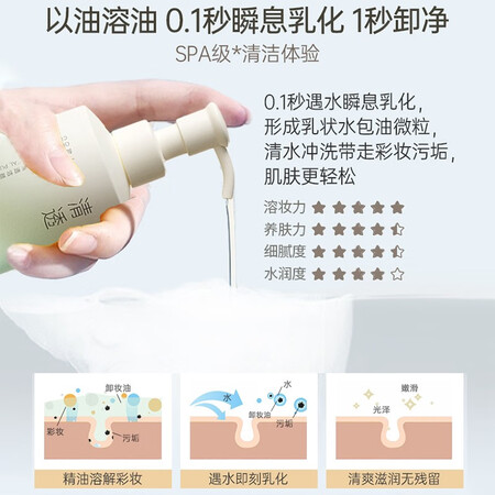 自购入手点评雪柔雅 卸妆油清欢植萃水感清透洁颜油脸眼唇清洁卸妆温和不刺激敏感肌 清真实体验爆料？求教老司机剖析！！