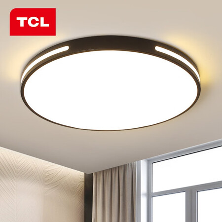 用后体验TCL 照明 卧室灯led吸顶灯客厅灯餐厅灯现代简约超薄灯具儿童房灯饰 黑奢影质量究竟咋样？说说二个月感受分享！