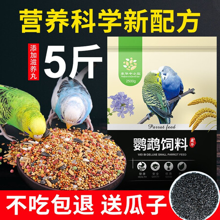 讨论说说威毕鹦鹉饲料鸟食鸟粮玄凤虎皮牡丹吃的中小型混合瓜子小米粮食零食 散装5真的值得入手吗？老司机吐露实情曝光！