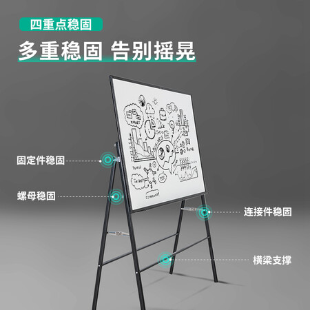 内幕吐槽得力(deli)支架式白板 15090cm A型架带架磁性大白板办公会优缺点揭露评测？揭秘报道评测！！