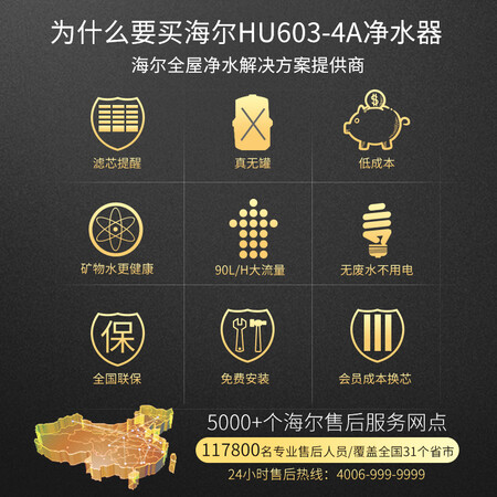 净水器海尔hu612与hu603哪个好?区别有吗?