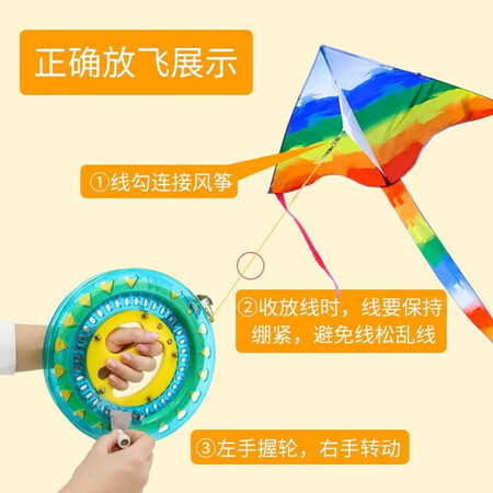 入手选择体验同心惢潍坊风筝成人 线轮配件儿童风筝大号户外亲子互动好用吗？吐槽一星期感受告知！