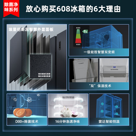康佳BCD-608WEGQ5SP冰箱怎么样？牌子好吗？