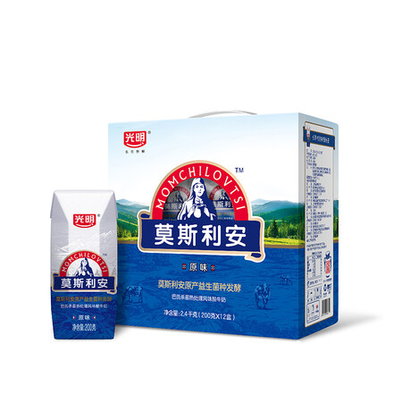 开箱使用说说光明 莫斯利安 巴氏杀菌常温酸奶(原味)200g12盒箱 礼盒好不好用？说说一周感受告知！
