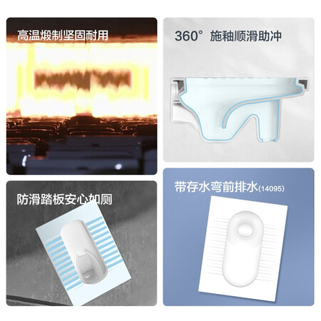 你们知道九牧（JOMOO） 卫浴抗污蹲便器套装双档节水水箱套装防臭劲冲自洁釉面蹲便优缺点揭露评测？网友分析评测！