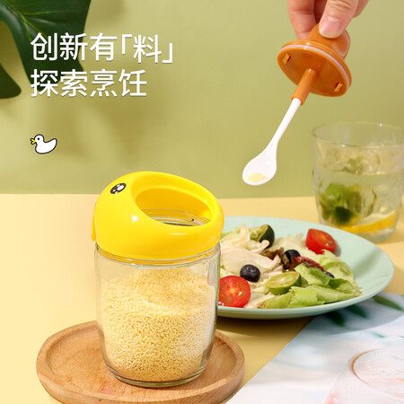 达人体验拜杰（Baijie）调料盒 调料瓶 厨房带勺盐罐玻璃调料器功能如何？大家说上不上档次！！