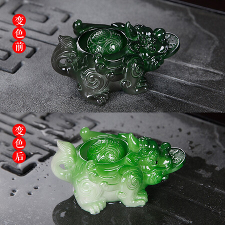 讨论知道蒙福（megfu） 茶宠摆件 精品貔貅创意感温变色喷水招财可养茶玩茶台茶盘功真的好不？良心点评实际情况！！