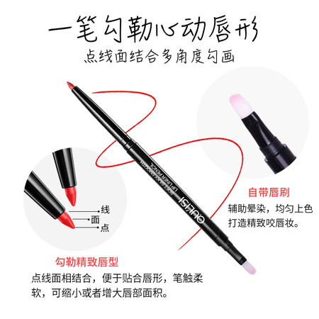 入手使用感受欧丽丝自动唇线笔口红笔防水持久保湿不易脱色哑光懒人勾线画口红内幕分析测评？交流三周真相分享！