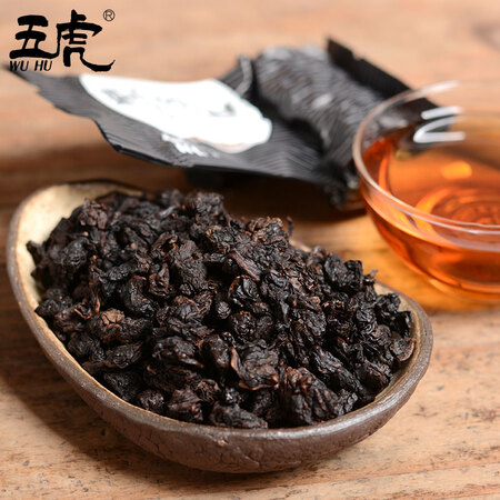 比较分析五虎（WU HU） 五虎茶叶黑乌龙茶袋装木炭技法油切黑乌龙茶叶 250g五虎乌龙是否还行？对用户的真实暗访！