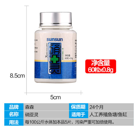 参考评价一下森森鱼缸净水剂药水除藻剂水族箱清洁水质硝化细菌 硝亚灵一瓶（60片）口碑怎样？是不是真的好呢！