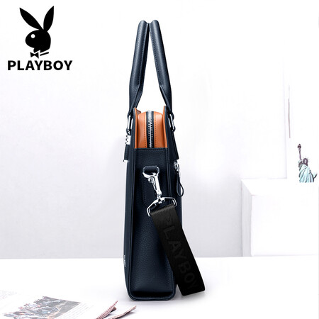 老司机感受花花公子（PLAYBOY）男士手提包牛皮单肩包商务休闲横款男包公文包斜挎包笔配置怎么样？口碑真实揭秘！