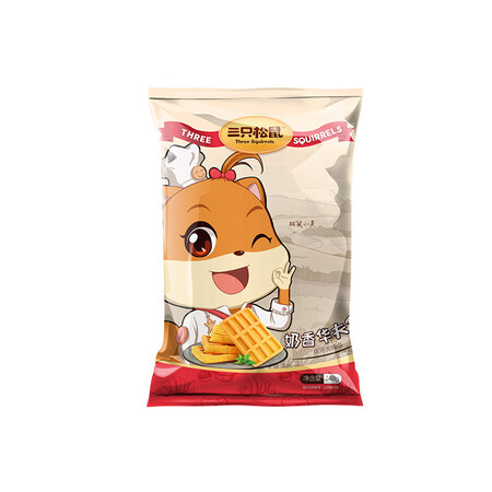 亲身感受三只松鼠奶香味华夫饼 营养早餐办公室下午茶饼干糕点零食248使用后评价好吗？是真的很优质吗！
