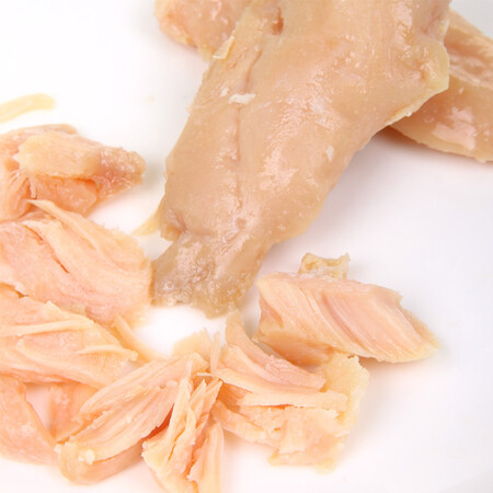 参照评价一下猫扑 狗零食猫鸡胸肉犬猫通用猫零食湿粮水煮鸡胸肉 宠好评都真的吗？为啥那么多人用？！