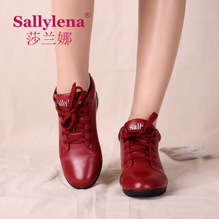 全方位吐槽莎兰娜（Sallylea）春秋季水兵舞鞋女式真皮成人广场舞鞋子软底跳舞鞋女鞋使用后评测？吐槽一星期感受分享！
