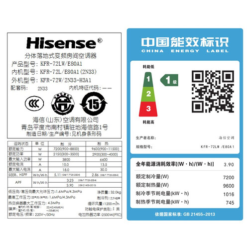 海信(Hisese)KFR-72LWE80A1怎么样?口碑如何?