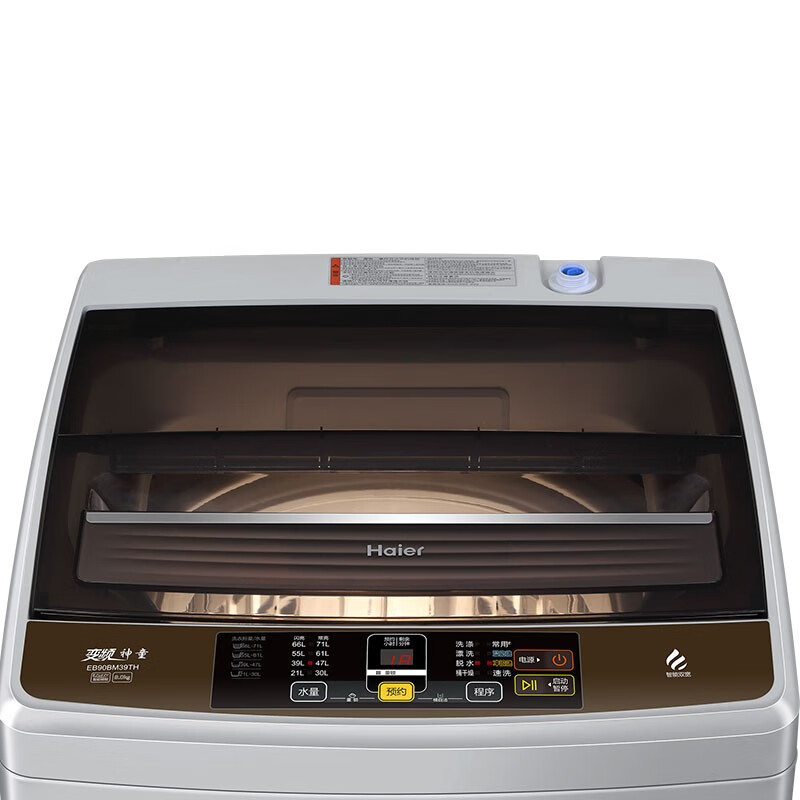 海尔(haier) 9公斤海尔波轮洗衣机全自动 大容量直驱变频 eb90bm39th