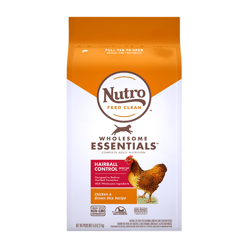 美士nutro猫粮进口天然粮 去毛球鸡肉糙米猫粮5磅/2.