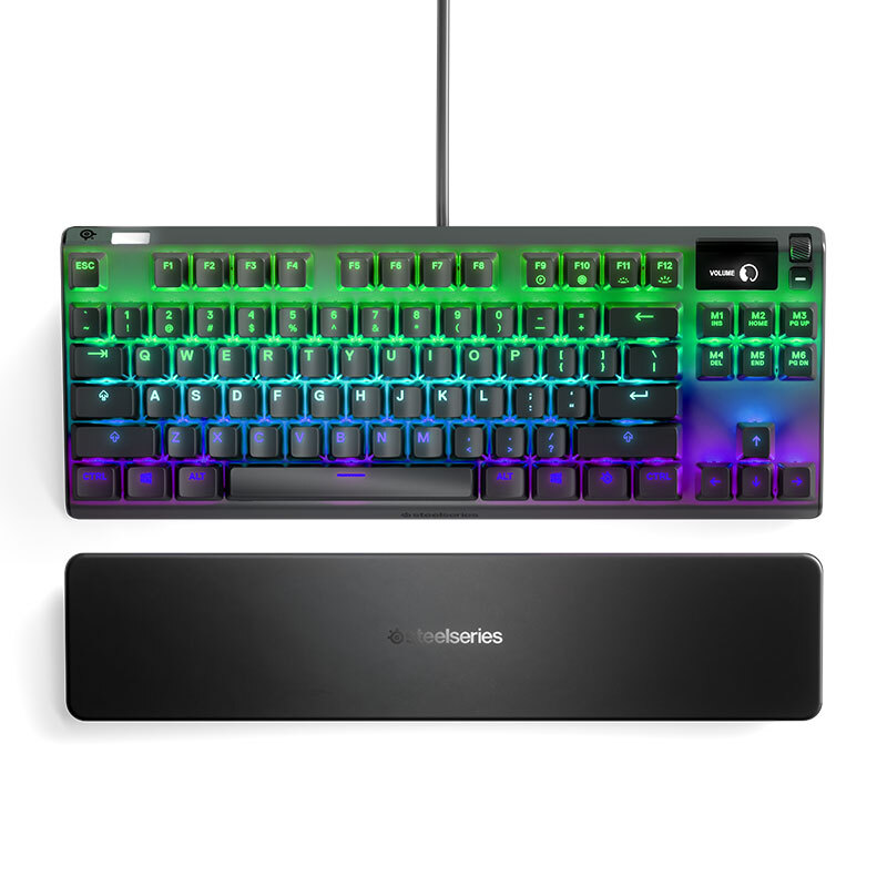 赛睿(steelseries) apex pro tkl 黑色 可调触发键程 oled免驱调节 80